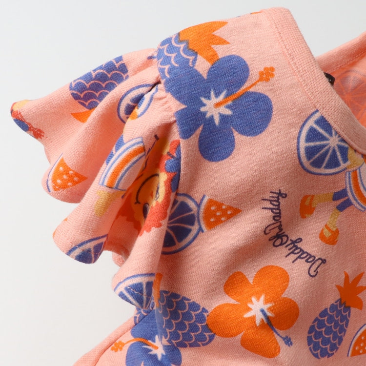 Japanese children's clothing Daddy Oh Daddy Daddico printed short-sleeved dress (90-130cm) for girls in summer