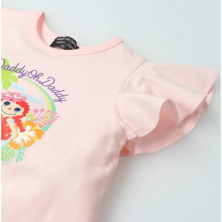 Japanese children's clothing Daddy Oh Daddy Daddico printed short-sleeved top (90-130cm) for girls (Summer TOPS)