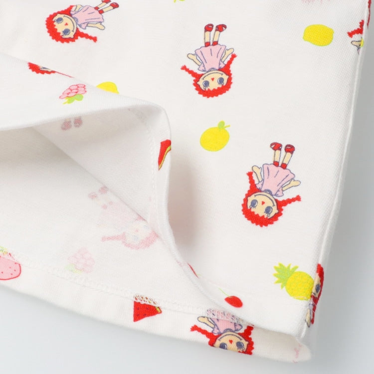 Japanese children's clothing Daddy Oh Daddy Daddico printed short-sleeved top (90-130cm) for girls (Summer TOPS)