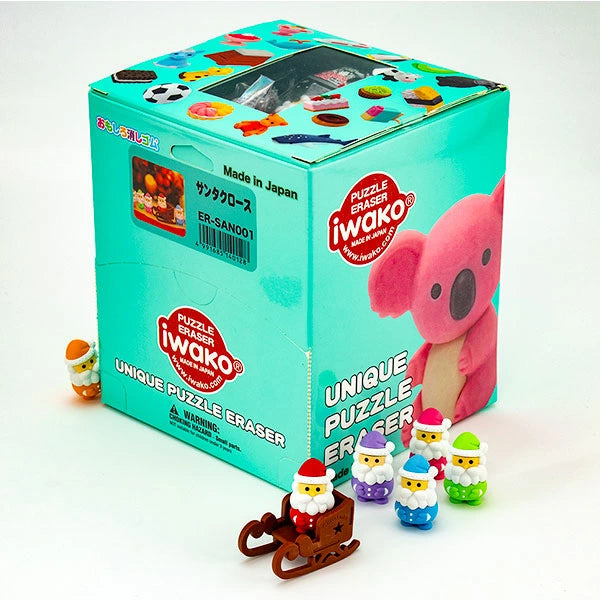 日本直送 聖誕老人擦膠 一箱60個 聖誕快樂特輯 Christmas Party 發光/玩具/文具/小禮物