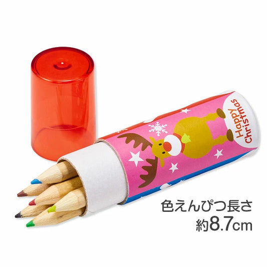 日本直送 聖誕迷李木顏色筆 隨機10筒 聖誕快樂特輯 Christmas Party 發光/玩具/文具/小禮物