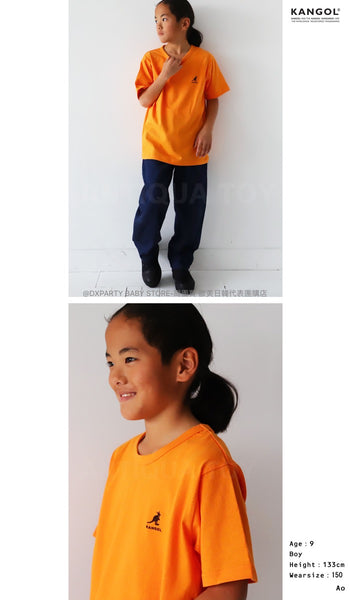 日本童裝 KANGOL×TREECAFE 袋鼠LOGO短袖上衣 120-160cm 男童款/女童款 夏季 TOPS
