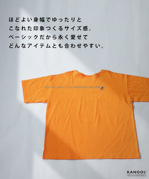 日本童裝 KANGOL×TREECAFE 袋鼠LOGO短袖上衣 M-XL 大人款-男士 夏季 TOPS