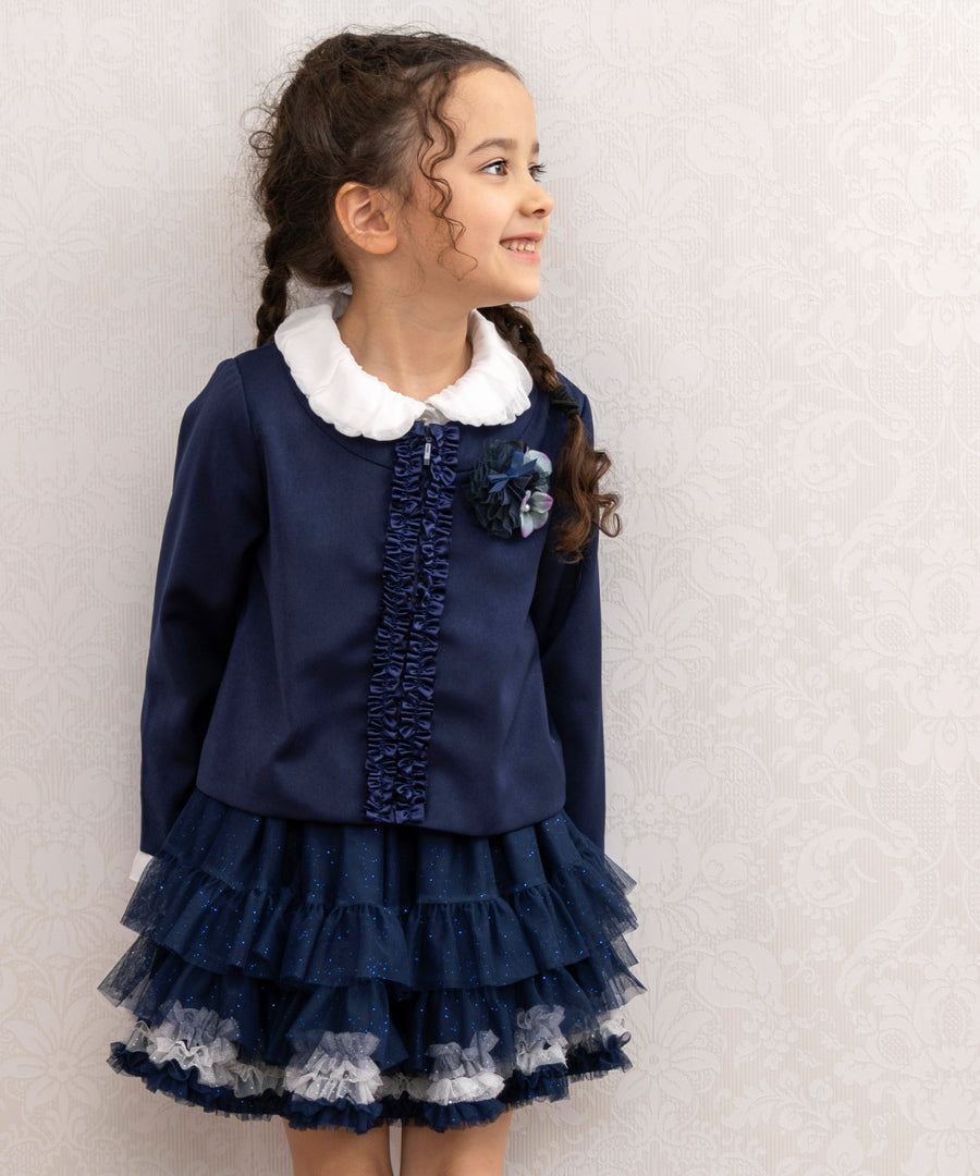 Japanese children's clothing panpantutu dress short jacket 100-130cm girls summer outerwear interview / banquet / performance