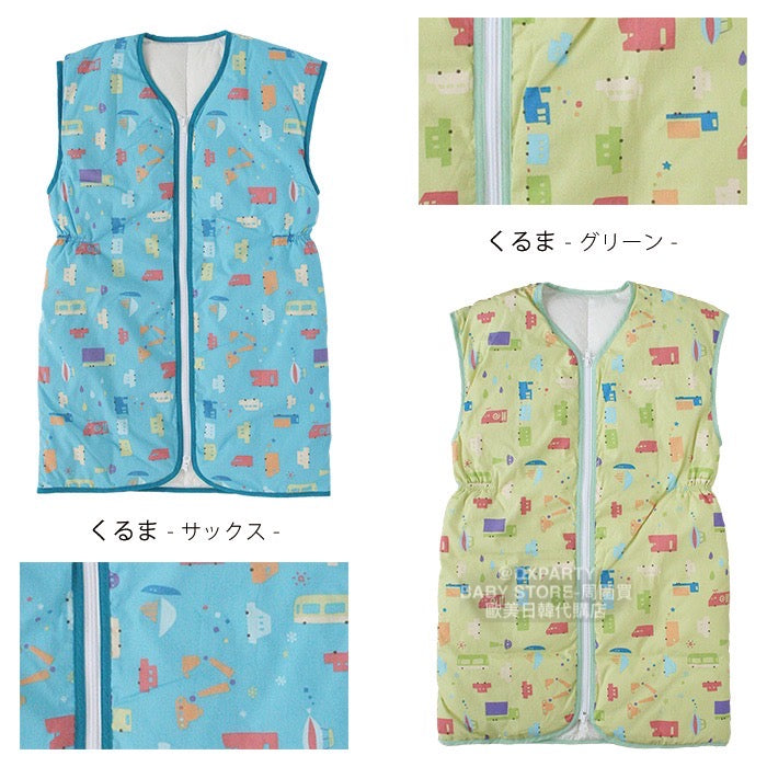 Japanese children's clothing, made in Japan, down vests and sleeping bags, 80-130cm, boys' and girls' autumn and winter sleeping bag series
