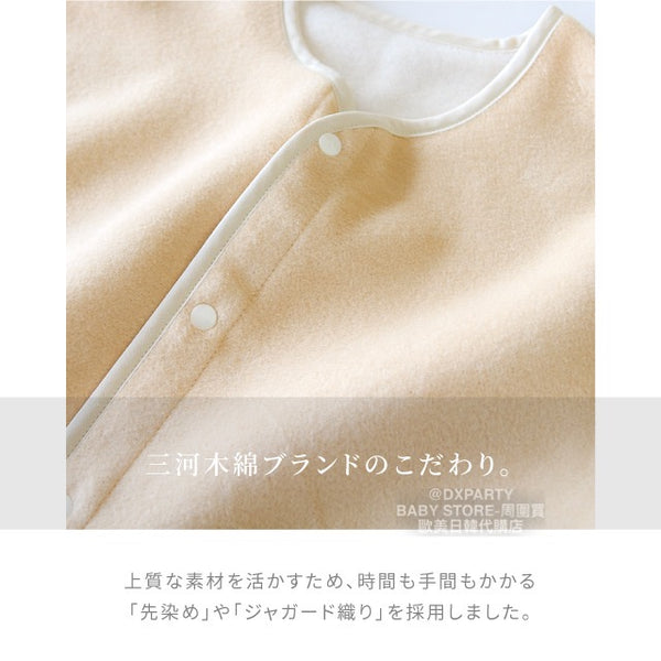 日本童裝 日本製 2WAY  綿毛布長袖睡袋 初生-130cm  男童款/女童款 秋冬季 睡袋系列 初生嬰兒