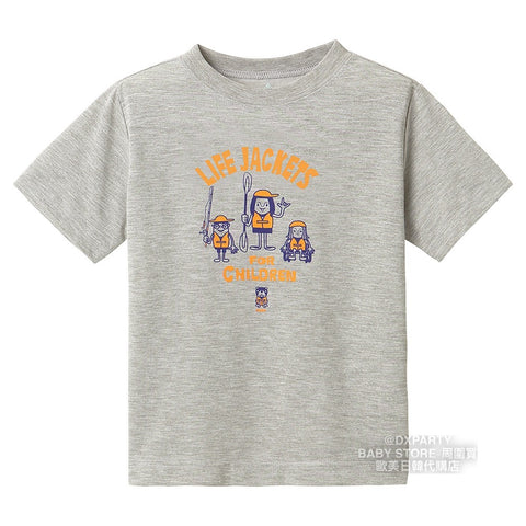 日本童裝 mont-bell 防UV/吸水速乾/抑制氣味 短袖T恤 100-160cm/XS-L 大人款/男童款/女童款 夏季
