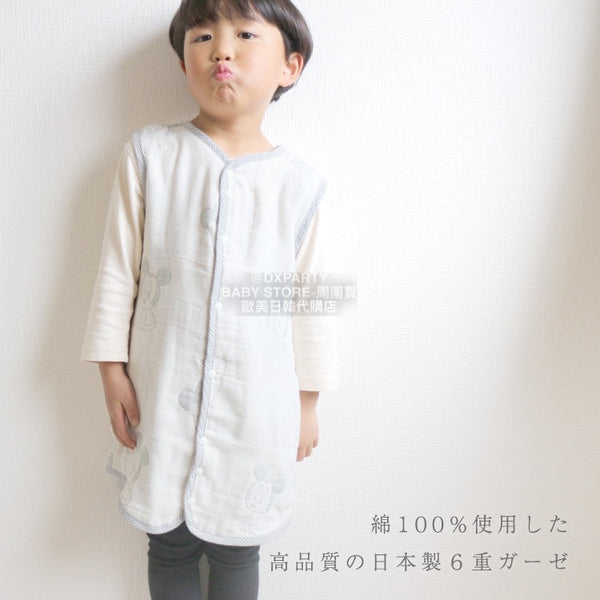 日本直送  日本製 六重紗 睡袋 2著型(2 WAY) 40×55cm 100%純棉 四季款 睡袋系列