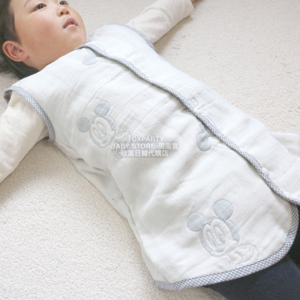 日本直送  日本製 六重紗 睡袋 2著型(2 WAY) 40×55cm 100%純棉 四季款 睡袋系列