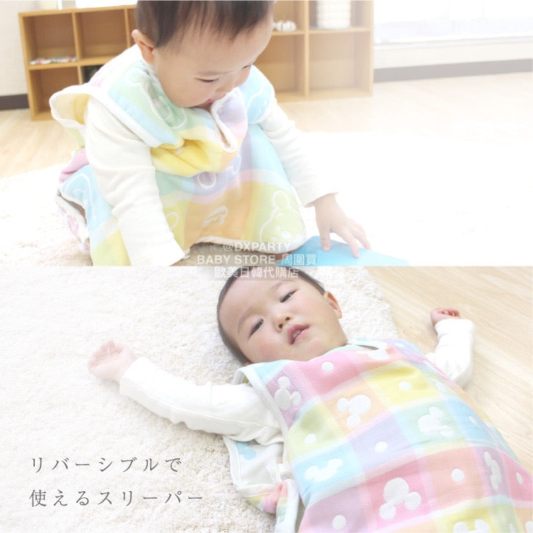 Direct from Japan, made in Japan, double-sided six-layer yarn pullover sleeping bag, 42×58cm, 100% cotton, suitable for all seasons.