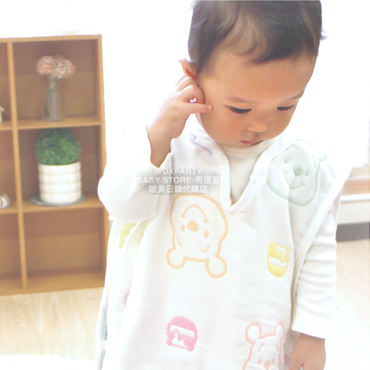 Direct from Japan, made in Japan, double-sided six-layer yarn pullover sleeping bag, 42×58cm, 100% cotton, suitable for all seasons.