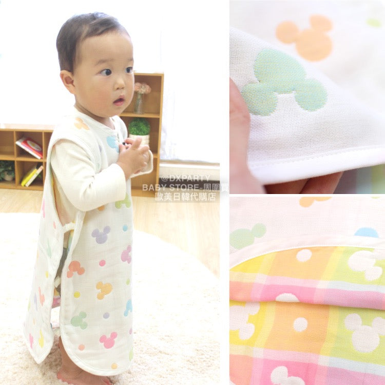Direct from Japan, made in Japan, double-sided six-layer yarn pullover sleeping bag, 42×58cm, 100% cotton, suitable for all seasons.