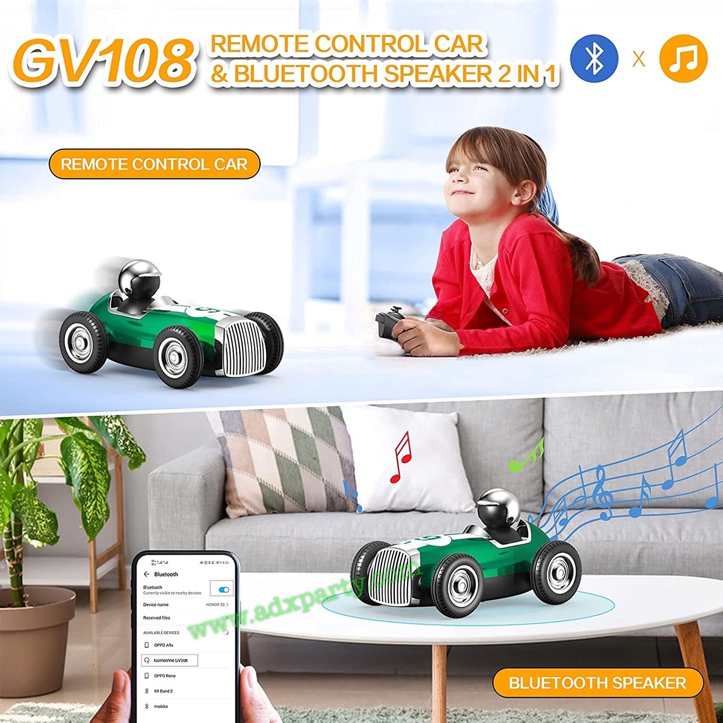 🇺🇸 Direct from the USA💕 Bluetooth speaker wireless remote control car🇺🇸