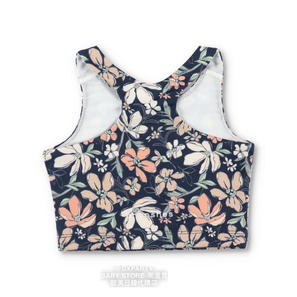 Japanese YOGA Children's Clothing Large Flower TOP 110-150cm Girls' Children's Yoga Series