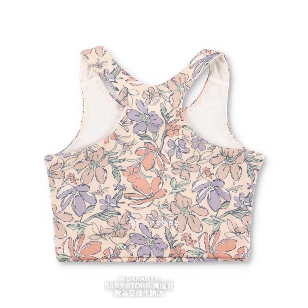 Japanese YOGA Children's Clothing Large Flower TOP 110-150cm Girls' Children's Yoga Series
