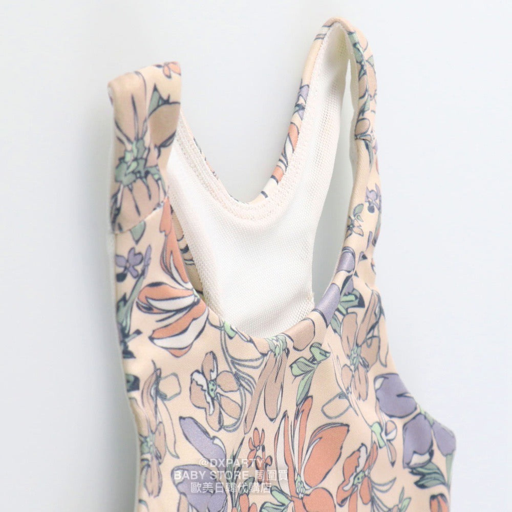 Japanese YOGA Children's Clothing Large Flower TOP 110-150cm Girls' Children's Yoga Series