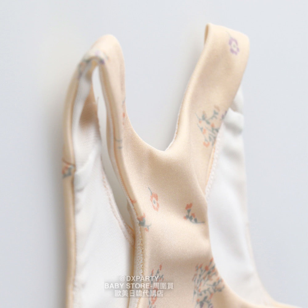 Japanese children's clothing YOGA small floral TOP 110-150cm girls' children's yoga series