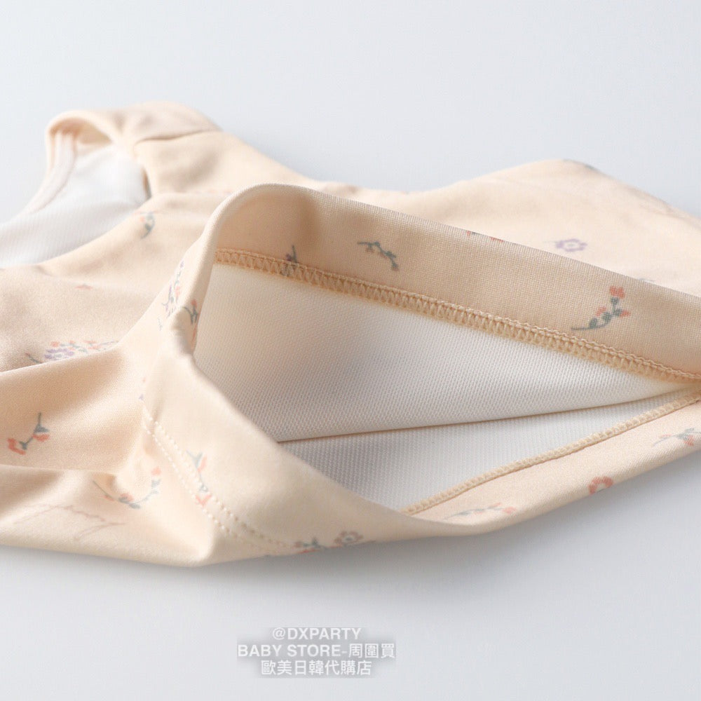 Japanese children's clothing YOGA small floral TOP 110-150cm girls' children's yoga series