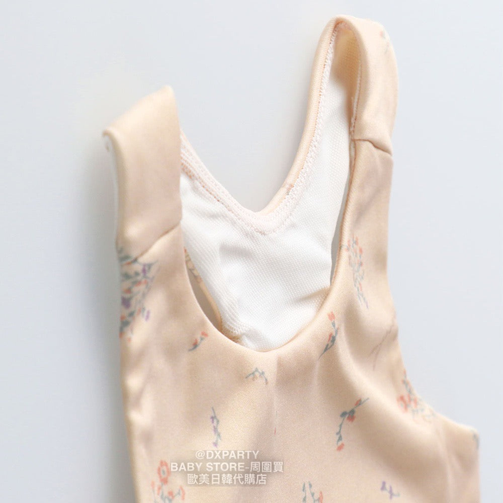 Japanese children's clothing YOGA small floral TOP 110-150cm girls' children's yoga series