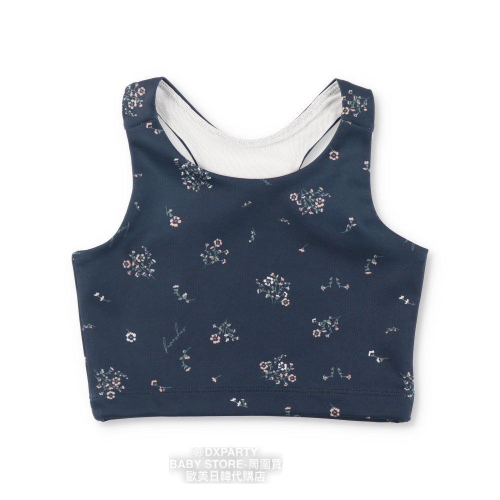 Japanese children's clothing YOGA small floral TOP 110-150cm girls' children's yoga series