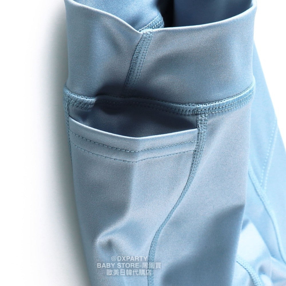 Japanese YOGA solid color leggings 110-150cm for girls, children's yoga series