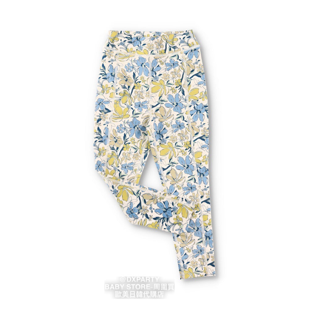 Japanese YOGA children's clothing large pattern leggings 110-150cm girls' children's yoga series
