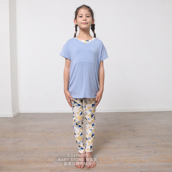 日本童裝 YOGA 小花紋legging 110-150cm 女童款兒童瑜伽系列