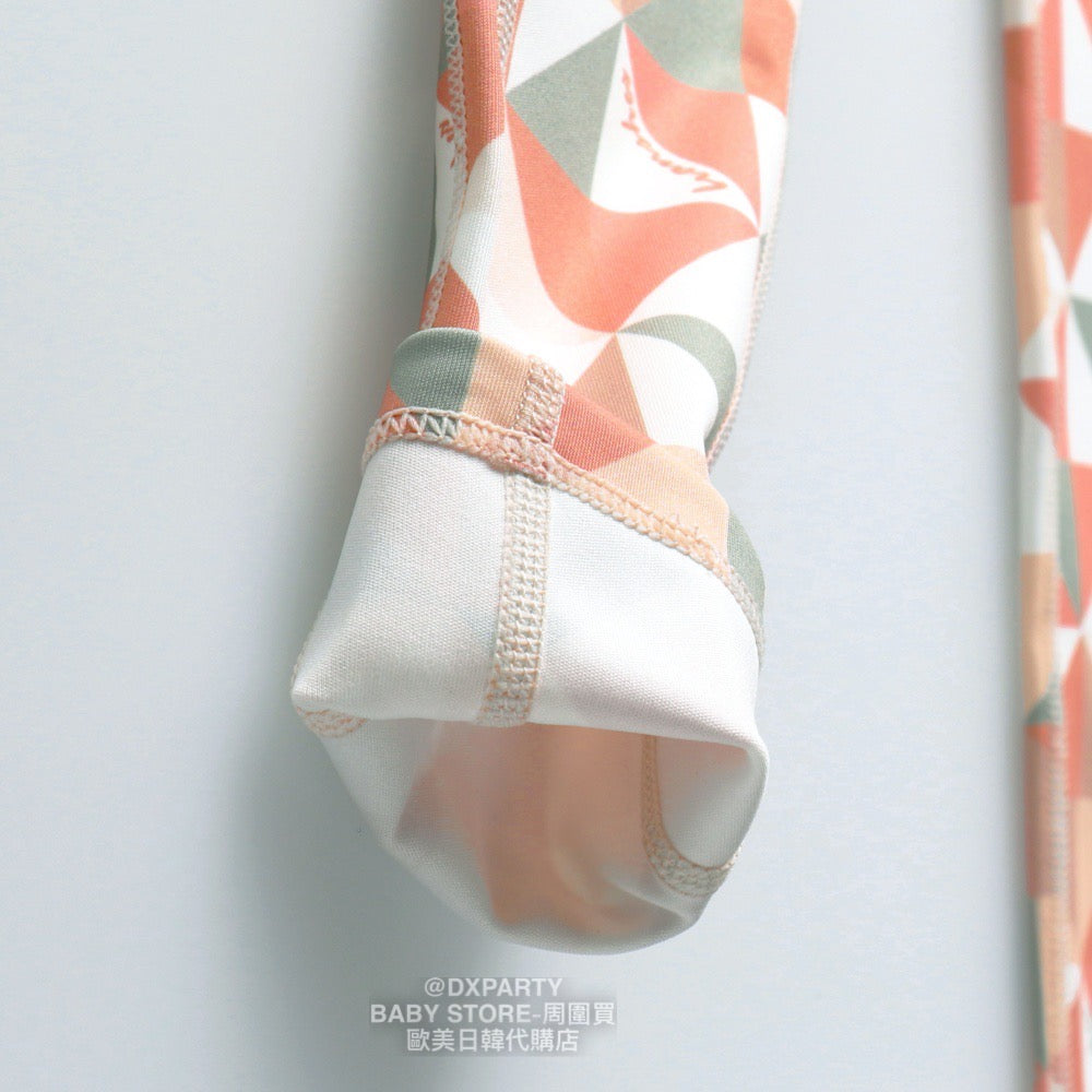 Japanese YOGA Kidswear Durable Quick-Drying Geometric Pattern Leggings 110-150cm Girls' Yoga Collection