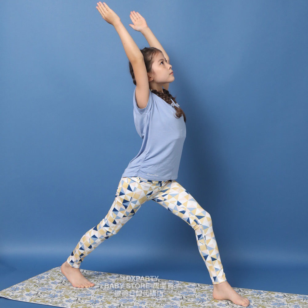 Japanese YOGA children's clothing small pattern leggings 110-150cm girls' children's yoga series
