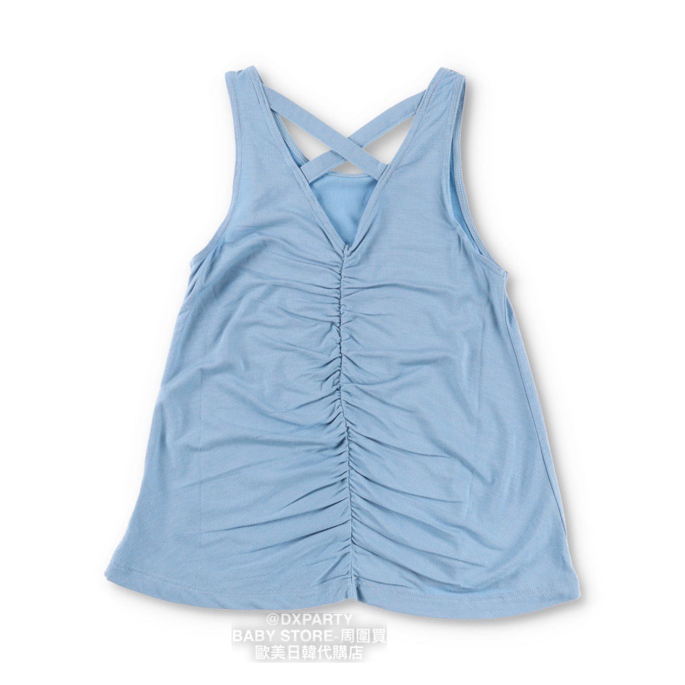 Japanese Children's YOGA Pleated Vest 110-150cm Girls' Children's Yoga Series
