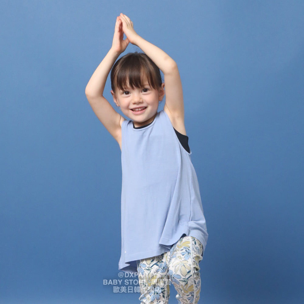 Japanese Children's YOGA Pleated Vest 110-150cm Girls' Children's Yoga Series