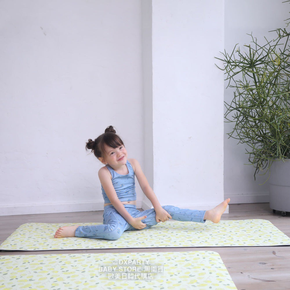 Japanese children's YOGA yoga mat M 160x60cm girls' children's yoga series