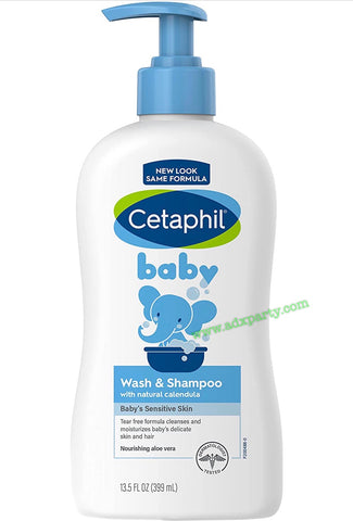 🇺🇸 美國直送 💕  CETAPHIL 嬰兒沐浴露和洗髮水二合一（新舊包裝隨機）