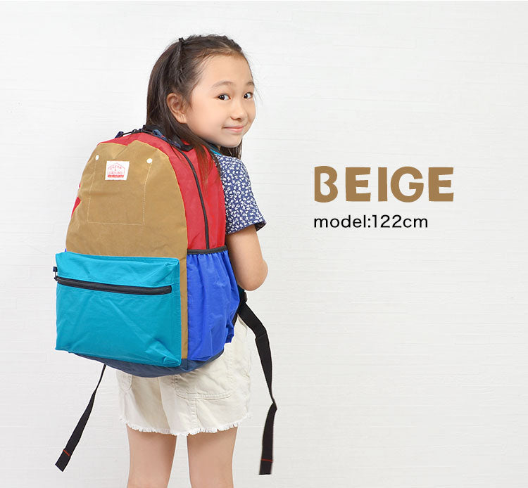 OCEAN & GROUND 17L Stain-Resistant and Water-Resistant Candy Colorblock Backpack (Direct from Japan)