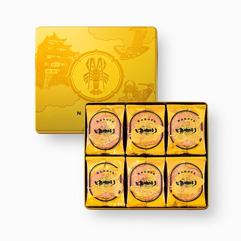 ‼️3/9晚上12點截單‼️日本直送 坂角総本舖 黃金罐海老蝦餅禮盒 限定手信 中秋節滿月限定