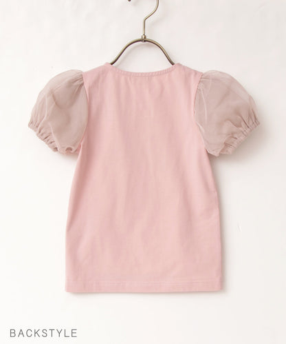 Japanese children's clothing panpantutu floral collar short-sleeved top 80-150cm girls summer TOPS 