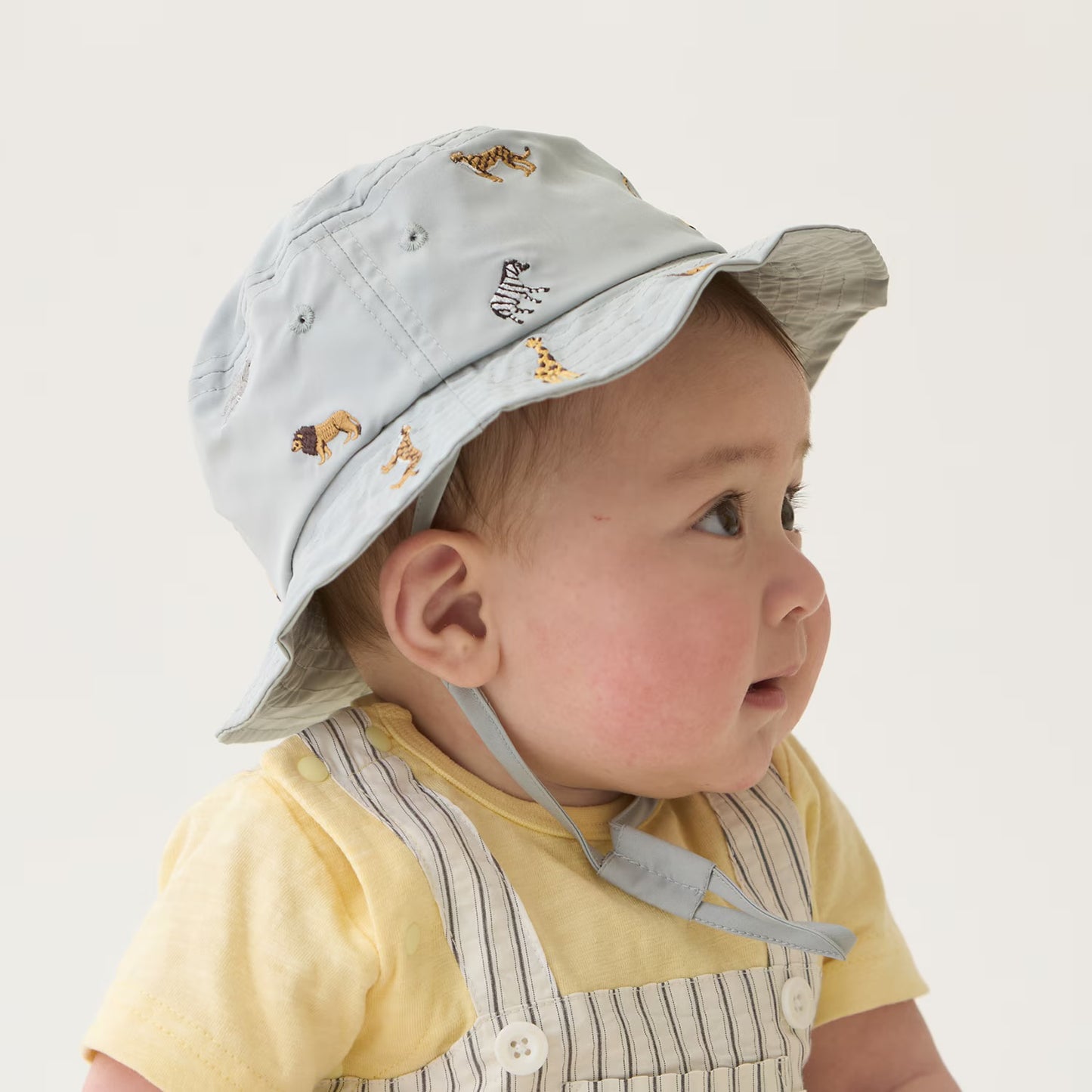 日本直送 pe#main 防UV 遮熱 接觸冷感 漁夫帽 46-48cm 初生嬰兒 帽系列