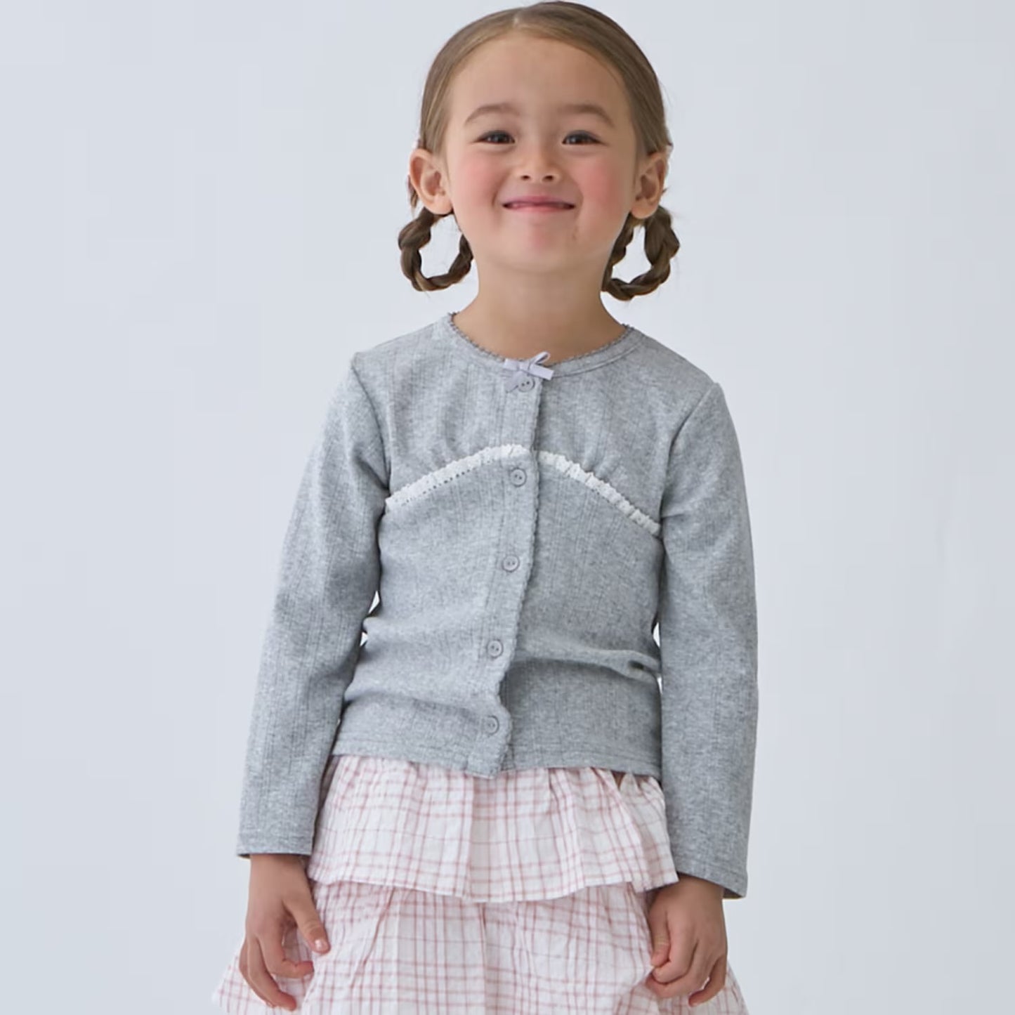 日本童裝 pe#main 防UV 針織外套 80-130cm 女童款 夏季 OUTERWEAR