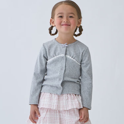 日本童裝 pe#main 防UV 針織外套 80-130cm 女童款 夏季 OUTERWEAR