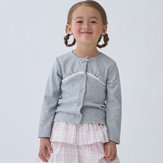 日本童裝 pe#main 防UV 針織外套 80-130cm 女童款 夏季 OUTERWEAR