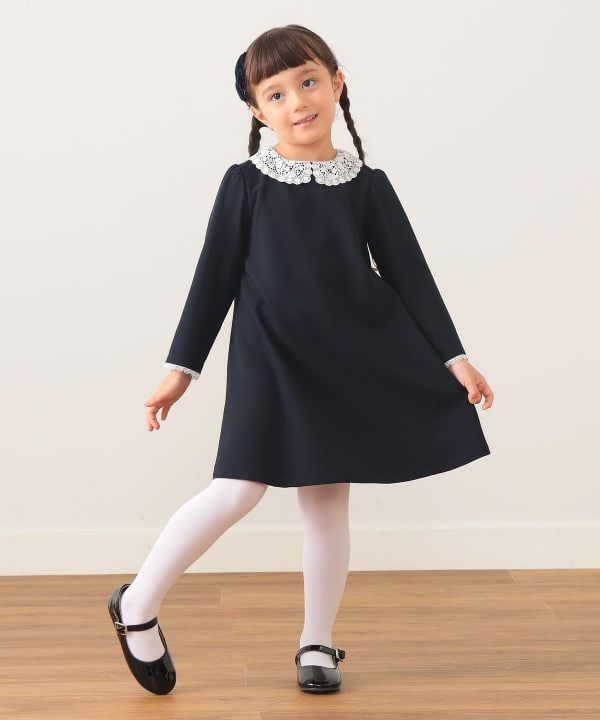 日本童裝 BEAMS mini 禮服連身裙 110-130cm 女童款 冬季 DRESSES 面試/宴會/表演