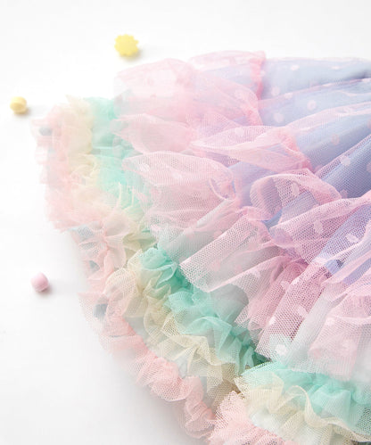 Japanese children's clothing panpantutu candy tutu skirt 70-140cm girls' newborn baby summer SKIRTS 