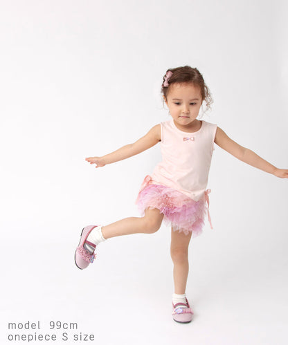 Japanese children's clothing panpantutu vest patchwork yarn tutu dress 80-140cm girls summer dresses 