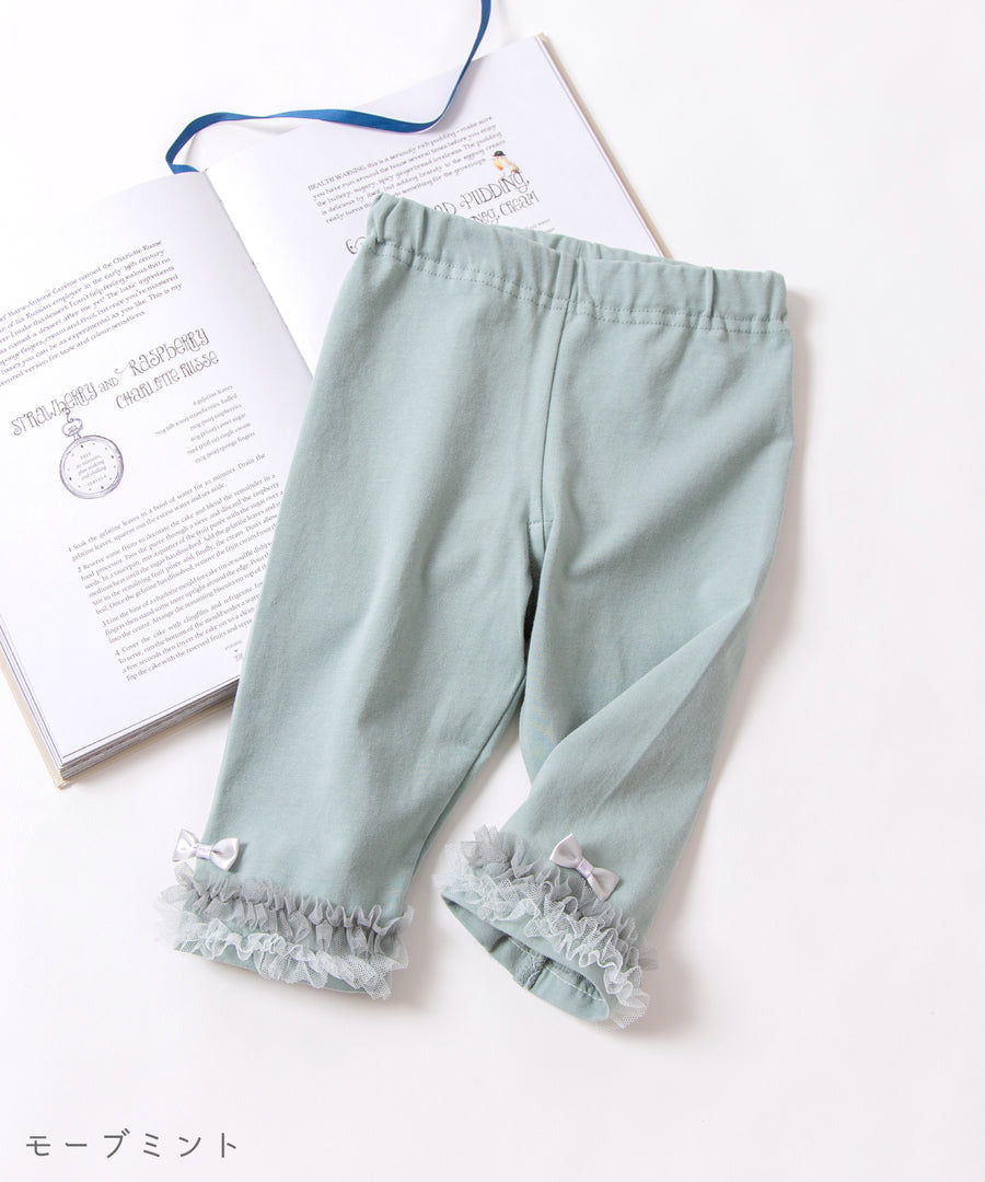 Japanese children's clothing panpantutu leggings 80-130cm girls summer PANTS 