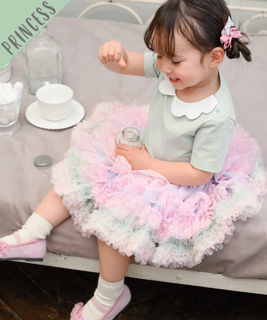 Japanese children's clothing panpantutu candy tutu skirt 70-140cm girls' newborn baby summer SKIRTS 