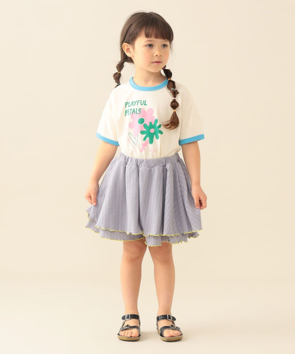 日本童裝 BEAMS mini 喇叭裙褲 90-140cm 女童款 夏季 PANTS