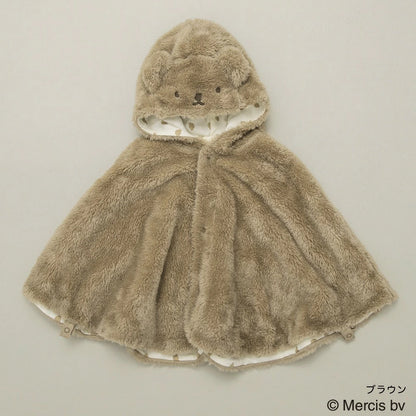 日本童裝 Branshes x miffy 連帽披肩 50-80cm 男童款/女童款 初生嬰兒 秋季 OUTERWEAR