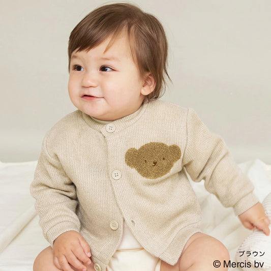 日本童裝 Branshes x miffy 針織外套 70-80cm 男童款/女童款 初生嬰兒 秋季 OUTERWEAR