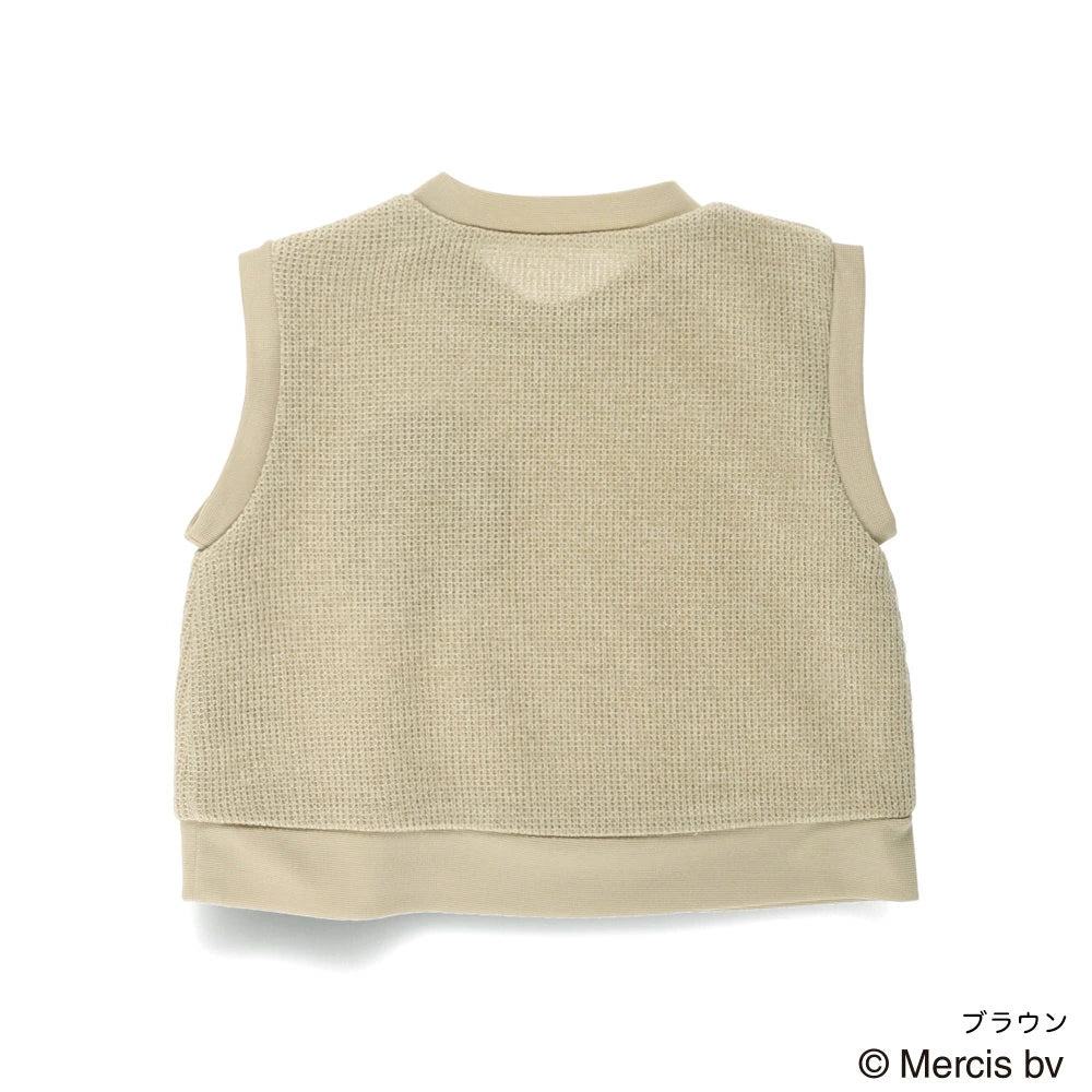 日本童裝 Branshes x miffy 針織背心 80cm 男童款/女童款 初生嬰兒 秋季 TOPS