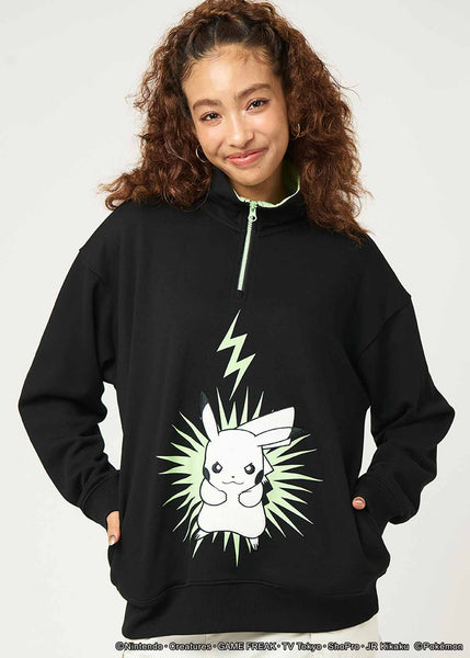 日本直送 Pokemon 夜光衛衣  S-XL 大人款 秋季 TOPS